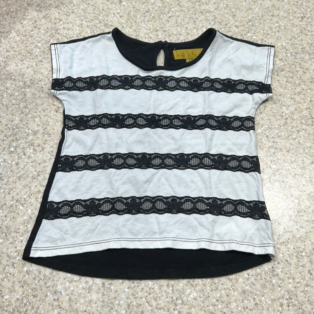 🌖Nicole Miller 24 months lace shirt